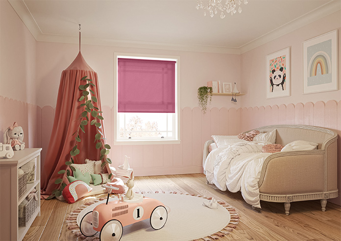 Roma, Hot Pink - Roller Blind - Image 7